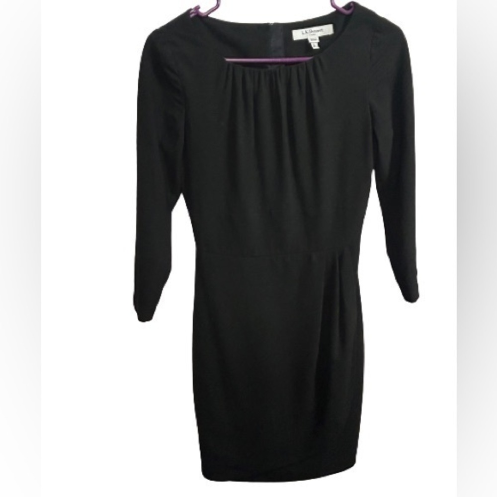 LK Bennett Alo black midi Dress